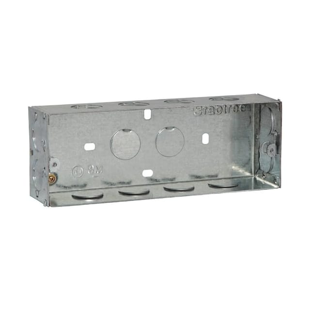 Havells 8 M Box (H) (22.7x7.6) cm / (9X3) Flush Metal GI Boxes - All Range Havells 8 M Box (H) (22.7x7.6) cm / (9X3) Flush Metal GI Boxes - All Range