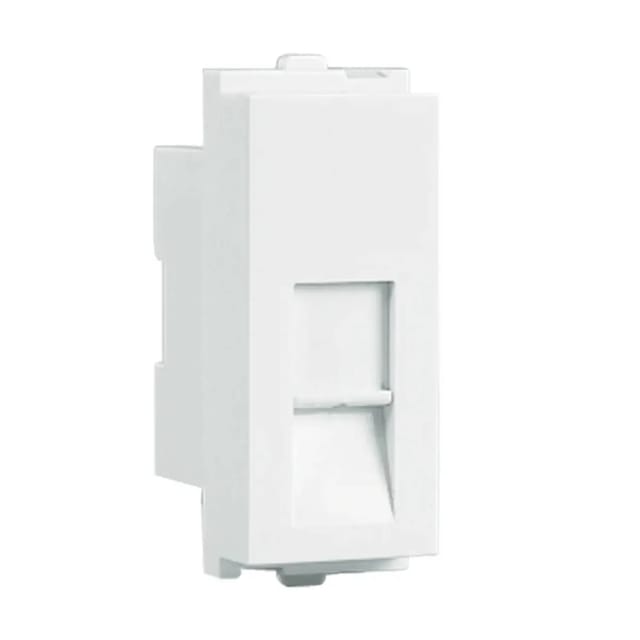 Havells Telephone Socket (RJ 11) -1M Support Modules White Havells Telephone Socket (RJ 11) -1M Support Modules White
