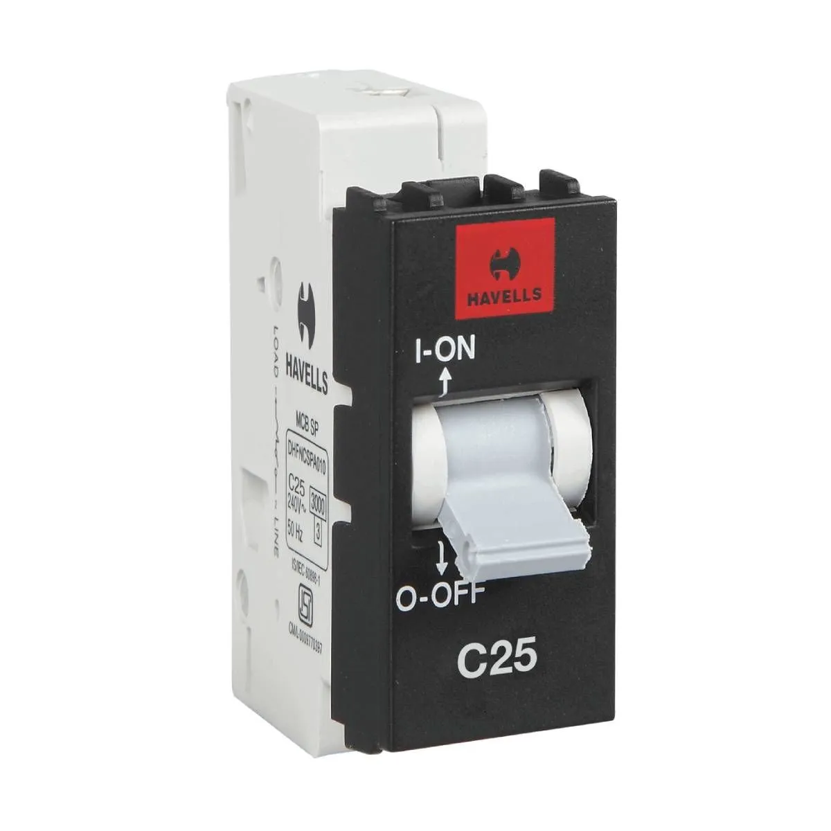 Havells 25 A SP 'C' MINI MCB  Fabio Series - Motor Starter & Mini MCB Velvet Black
