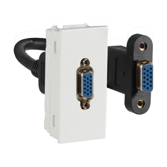 Havells VGA Socket Fabio Series - Data Communication Modules White