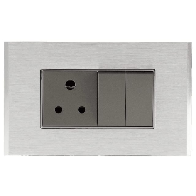 Havells SIGNIA GRANDE - OUTER PLATE SIGNIA GRANDE SERIES - OUTER PLATES Sterling Silver Metal
