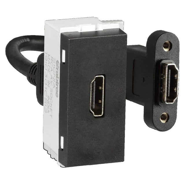 हैवेल्स HDMI डेटा सॉकेट -1M डेटा संचार सॉकेट ग्रे