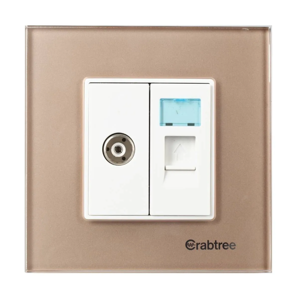 Havells Modular Combined Plates - Glassique 2M Modular Combined Plates - Glassique Stone Beige