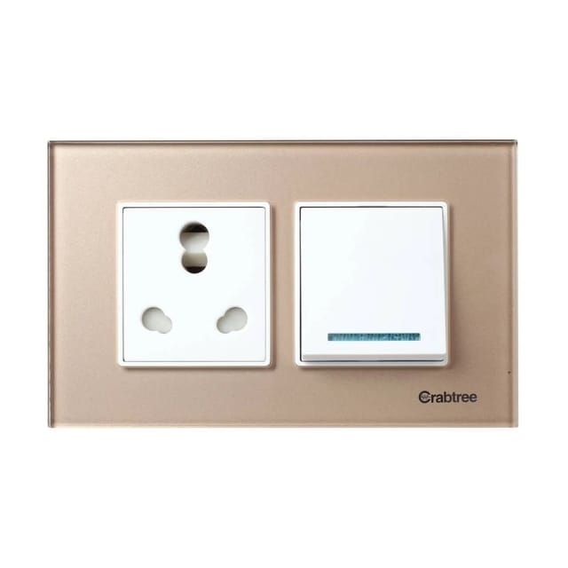 Havells Modular Combined Plates - Glassique 4M Modular Combined Plates - Glassique Stone Beige Havells Modular Combined Plates - Glassique 4M Modular Combined Plates - Glassique Stone Beige