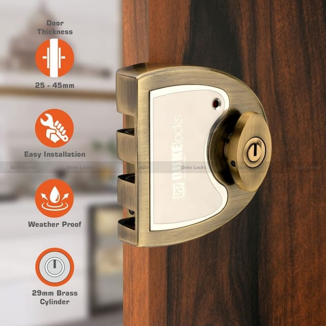 DUKE VERTI BOLT DEAD LOCK YODDHA BRASS ANTIQUE DUKE VERTI BOLT DEAD LOCK YODDHA BRASS ANTIQUE