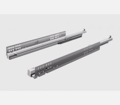 Hettich Quadro-V6 Full Extension Soft Close Drawer Slides- 550 Mm (Zinc)