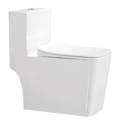 ग्रोटो गेरान वन पीस टॉयलेट सीट UF सीट कवर के साथ, GR-11100-25-BL