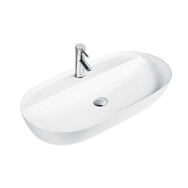 Grotto Neman Counter Top Basin 800 X 400 X 135 ( in MM), GR-31450-BL Grotto Neman Counter Top Basin 800 X 400 X 135 ( in MM), GR-31450-BL