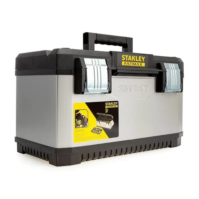 STANLEY STANLEY FATMAX 23 inch METAL PLASTIC TOOLBOX STANLEY STANLEY FATMAX 23 inch METAL PLASTIC TOOLBOX
