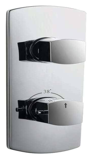 Carolieto Thermostatic (2 Outlet) Exposed Part - Chrome Carolieto Thermostatic (2 Outlet) Exposed Part - Chrome