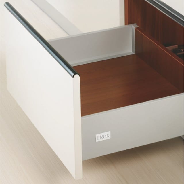 Enox Esther Slim Box N Height = 95mm, L=400mm, 40kg capacity, Silk White Enox Esther Slim Box N Height = 95mm, L=400mm, 40kg capacity, Silk White