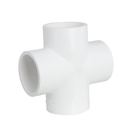 Sentini CPVC Ftngs Plain Cross Tee - 0.50 Inch (15mm) SDR 11 Sentini CPVC Ftngs Plain Cross Tee - 0.50 Inch (15mm) SDR 11