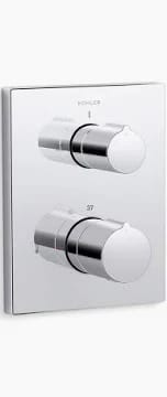 Kohler Autosense Thermostat Rec B&S Round Trim, 20741IN-9FP-AF