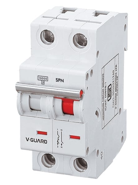 Vguard MCB 16A SPN C Vguard MCB 16A SPN C