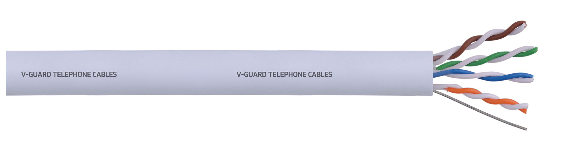 Vguard 4 Pair 0.4 mm Tele Cable - 90 Mtr