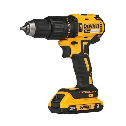 DEWALT 18V, 2Ah, Compact Brushless Hammer Drill