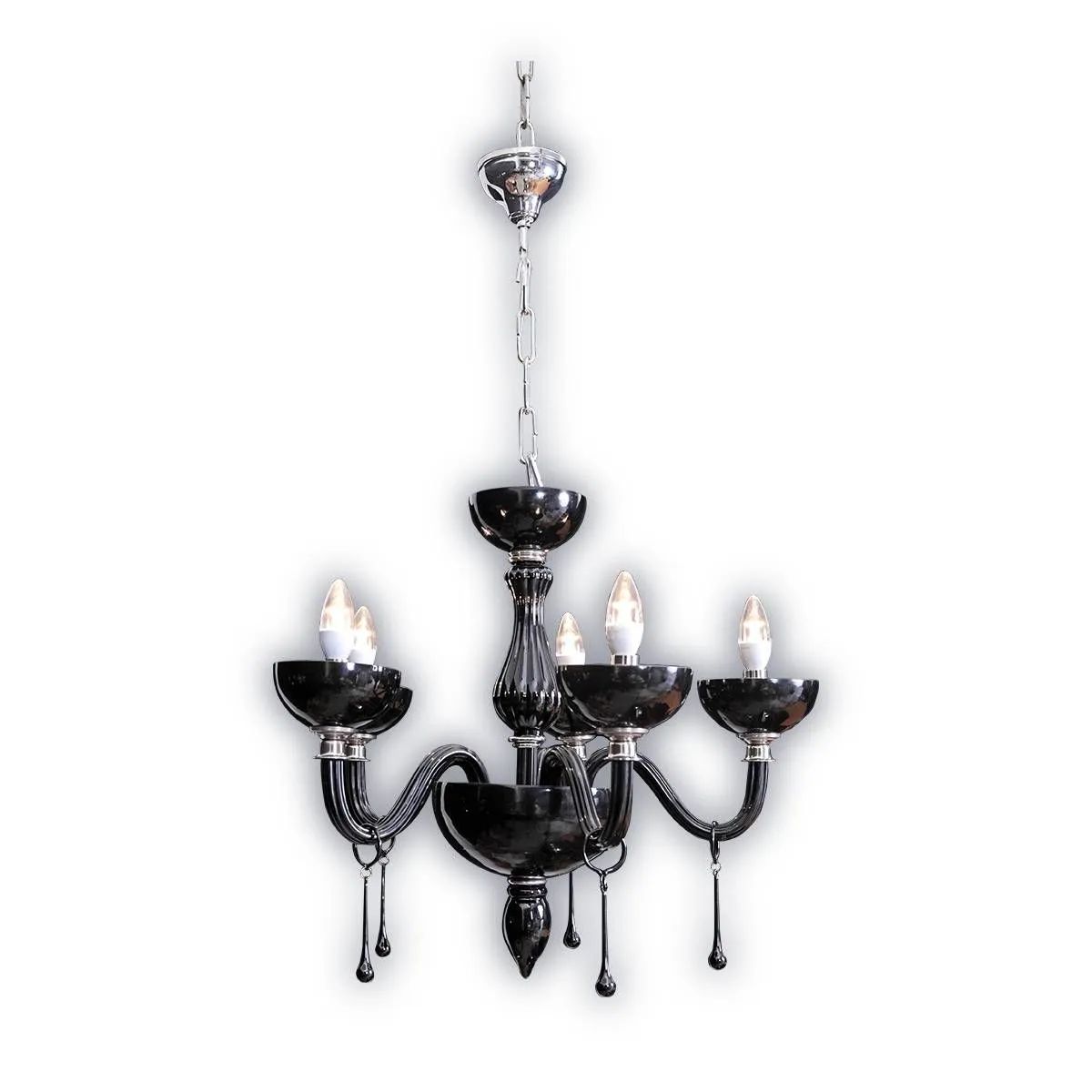 Havells Dazz Chandelier 5LS E14 BLK