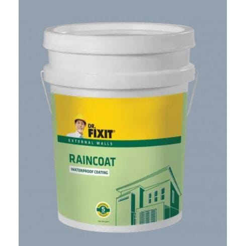 Dr. Fixit Raincoat White Base Acrylic exterior waterproof coating